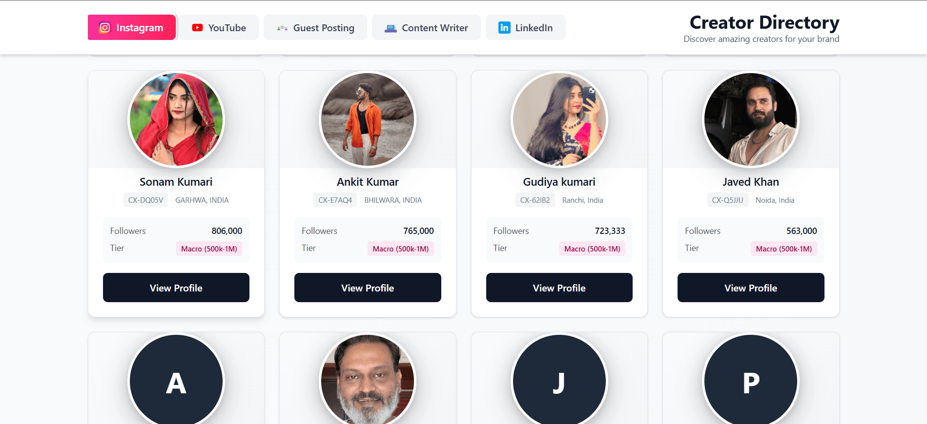 Creators Xchange Marketplace